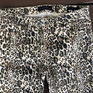 Guess leopard print jeans